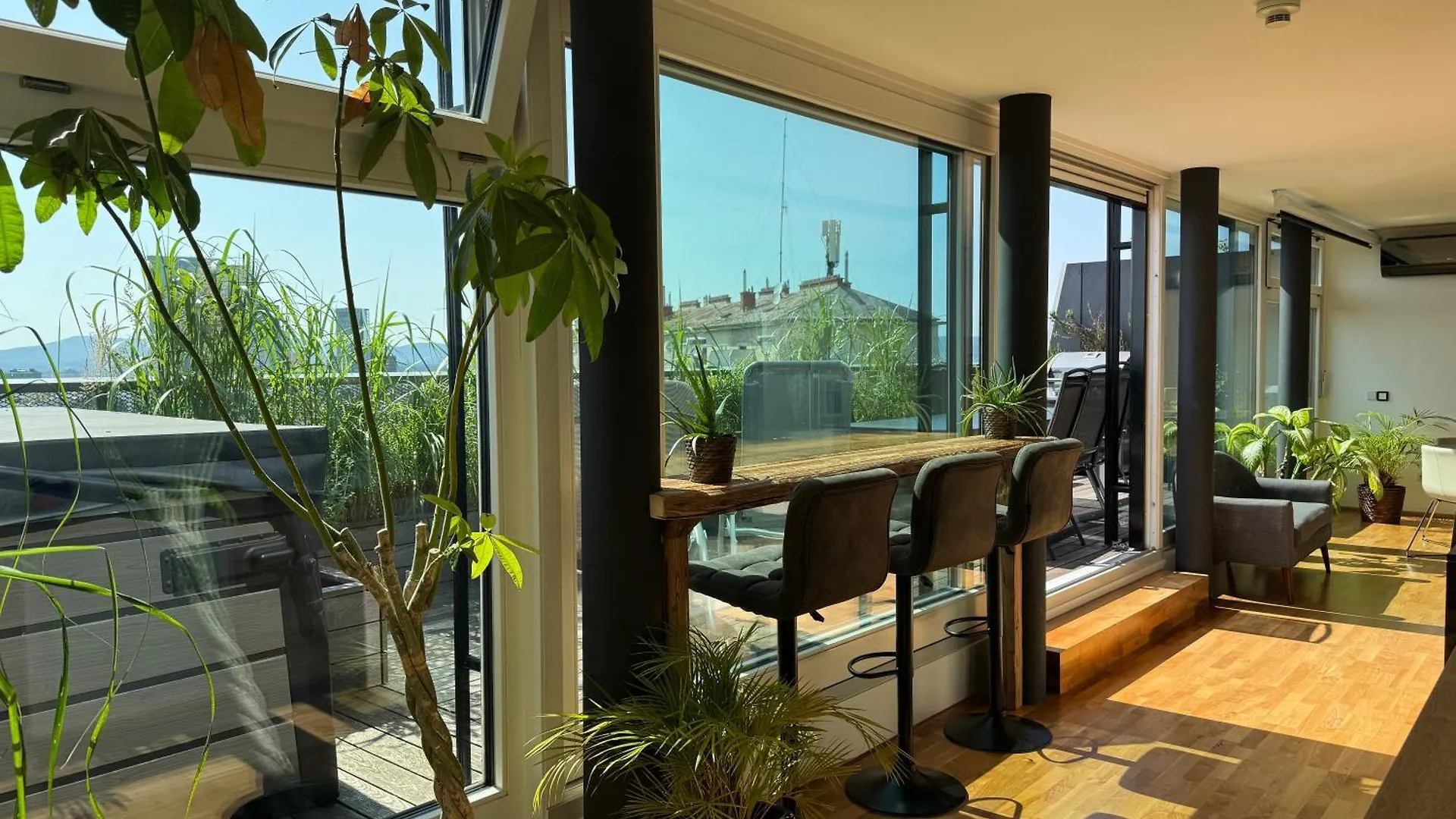 דירה Luxus Penthouse Mit Wellness-Oase Und Panoramaausblick Ueber Wien Sued